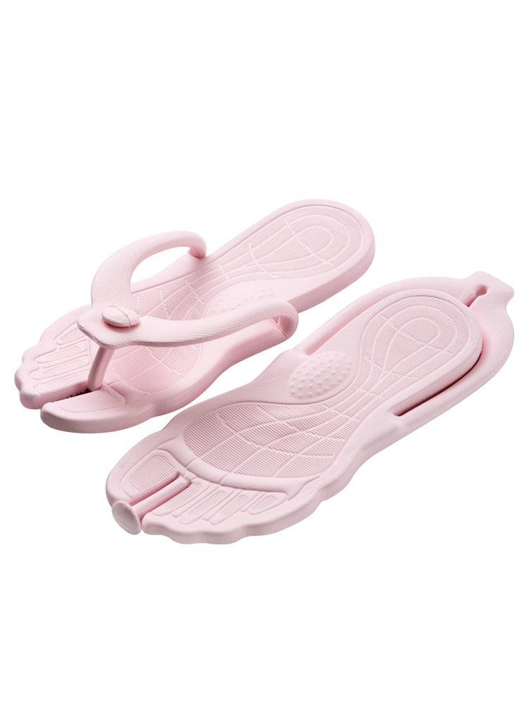 Foldable Beach Slippers - Lightweight Travel Flip-Flops for Spa Days, Pool Time & Effortless Summer Style