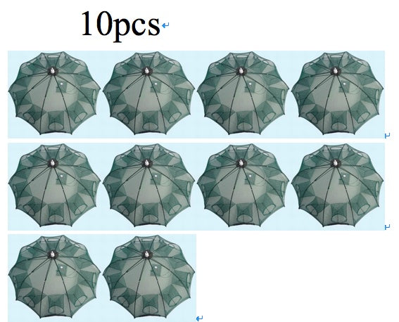 Automatic Folding Fishing Net Trap - Easy Catch Crab, Shrimp & Fish Cage (4-20 Holes)