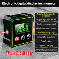 With laser