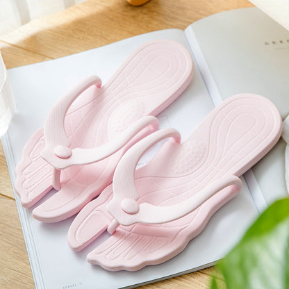 Foldable Beach Slippers - Lightweight Travel Flip-Flops for Spa Days, Pool Time & Effortless Summer Style