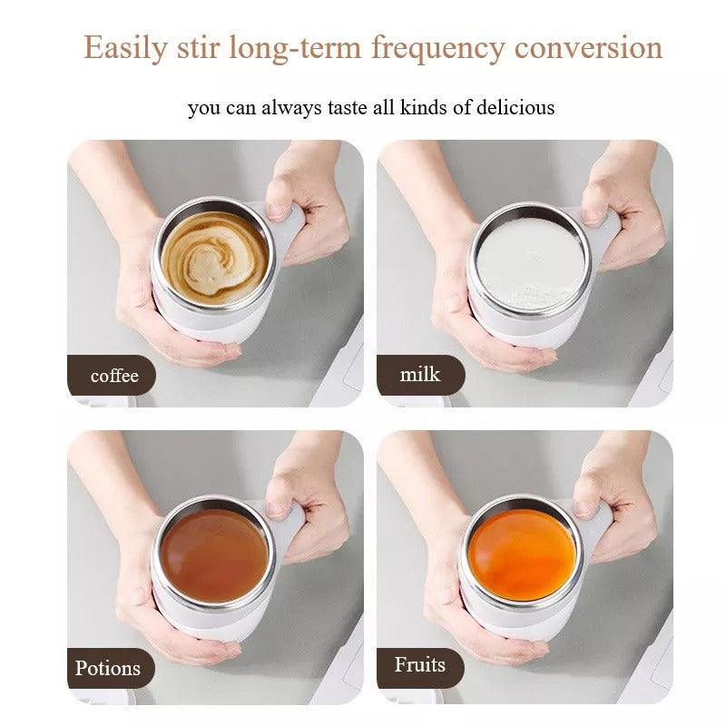 Automatic Magnetic Stirring Cup – Rechargeable, One‑Touch Mixing