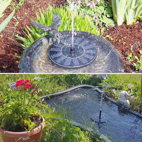 AquaSun™ Solar Fountain – Wire-Free Water Feature for Gardens & Birdbaths