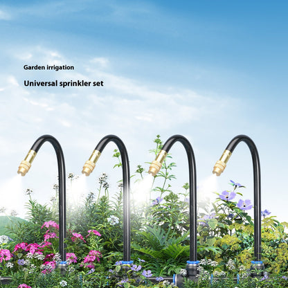 AquaCurve™ 360° Drip Irrigation Kit – Automatic Garden Watering System