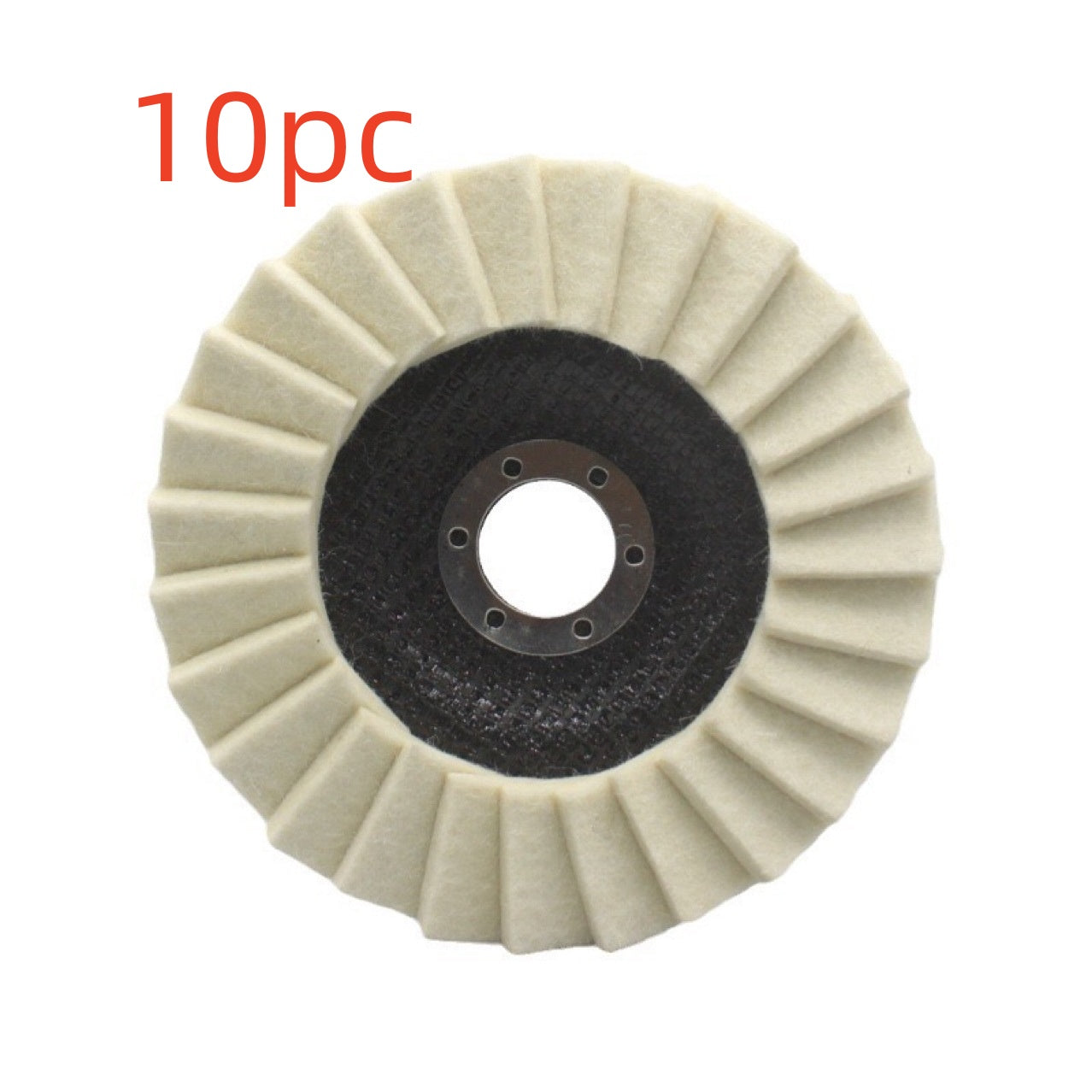 Wool Flap Disc Polishing Wheel - Professional Mirror Finish for Angle Grinders (115mm/125mm)