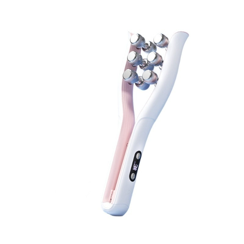 Micro-Current Face Sculpting Roller - V-Shape Facial Contouring Tool for Lifted, Defined Jawline & Reduced Puffiness