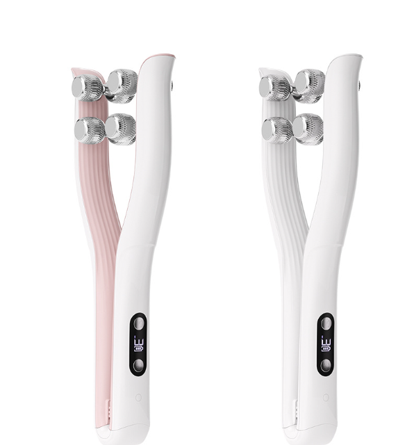 Micro-Current Face Sculpting Roller - V-Shape Facial Contouring Tool for Lifted, Defined Jawline & Reduced Puffiness