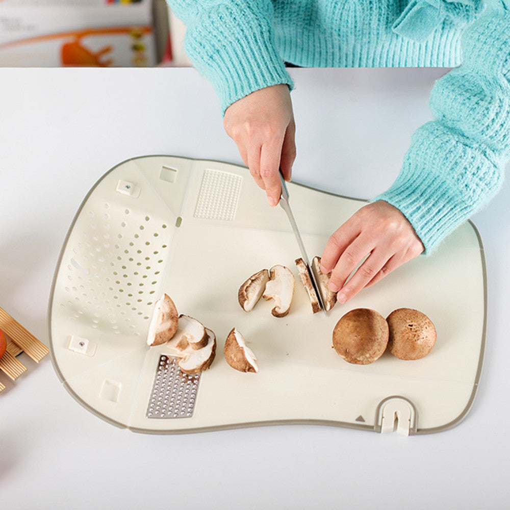 ChopSmart™ Foldable Cutting Board with Built-In Knife Sharpener
