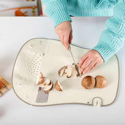 ChopSmart™ Foldable Cutting Board with Built-In Knife Sharpener