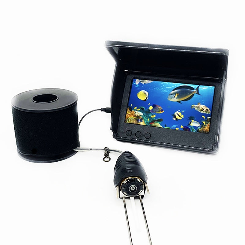 HD Underwater Fish Finder Camera - Professional Fishing Display with 220° Wide Angle & Up to 30M Cable
