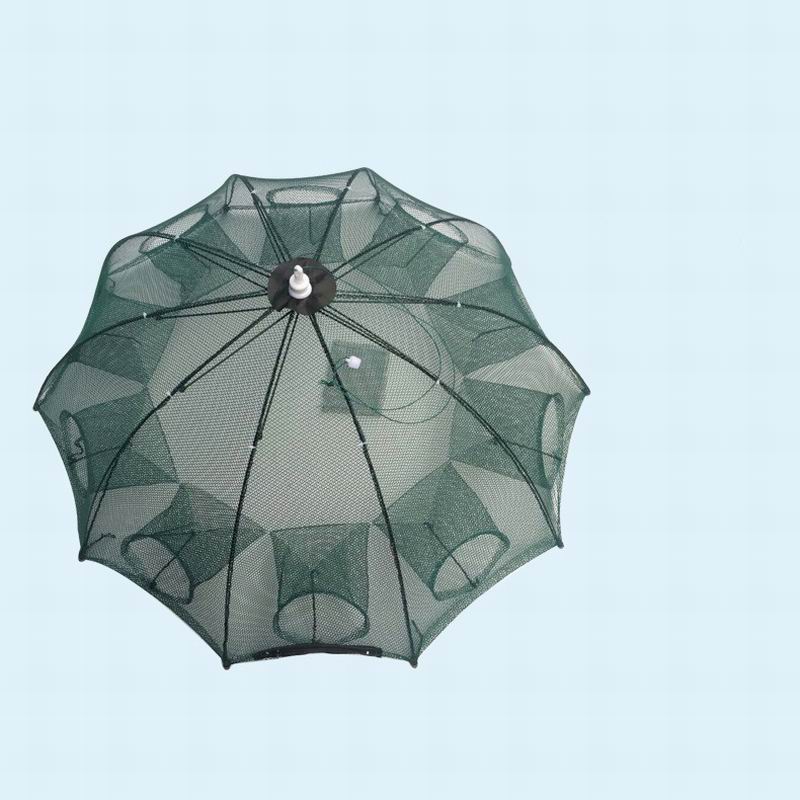 Automatic Folding Fishing Net Trap - Easy Catch Crab, Shrimp & Fish Cage (4-20 Holes)