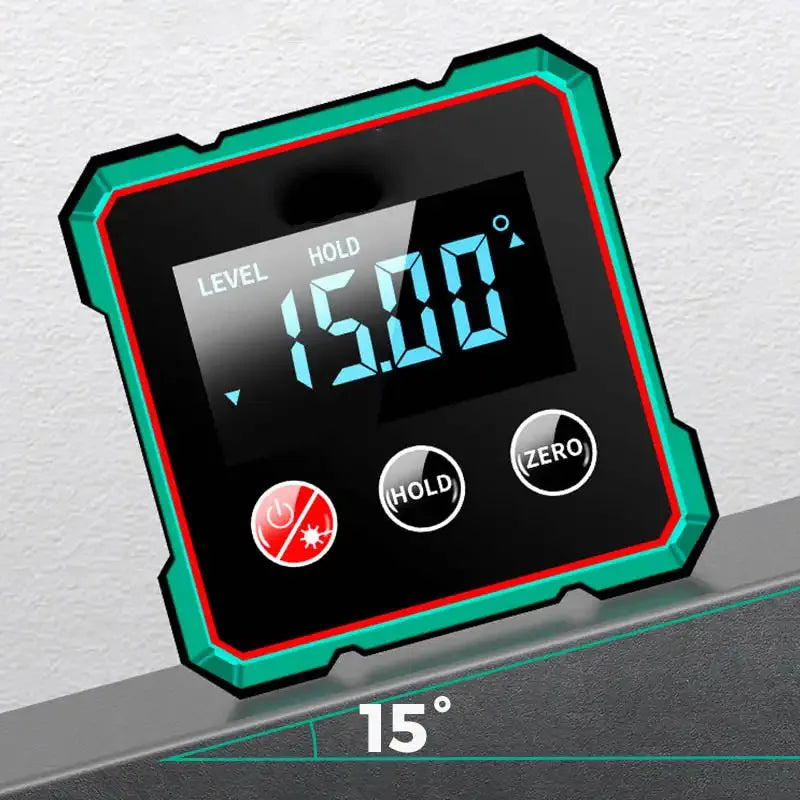 LaserAlign Digital Protractor with Laser Guide - Precision Angle Finder for Woodworking & Construction