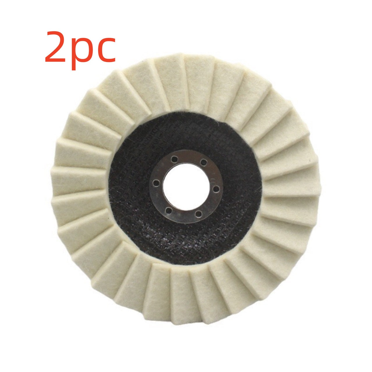 Wool Flap Disc Polishing Wheel - Professional Mirror Finish for Angle Grinders (115mm/125mm)
