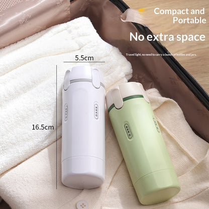 4-in-1 Travel Skincare Bottle Set - TSA-Approved Refillable Containers for Your Complete Beauty Routine On-the-Go