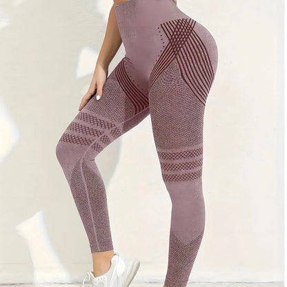 Ultra High-Waist Seamless Yoga Pants - Tummy Control Fitness Leggings for Confident, Flattering Workouts