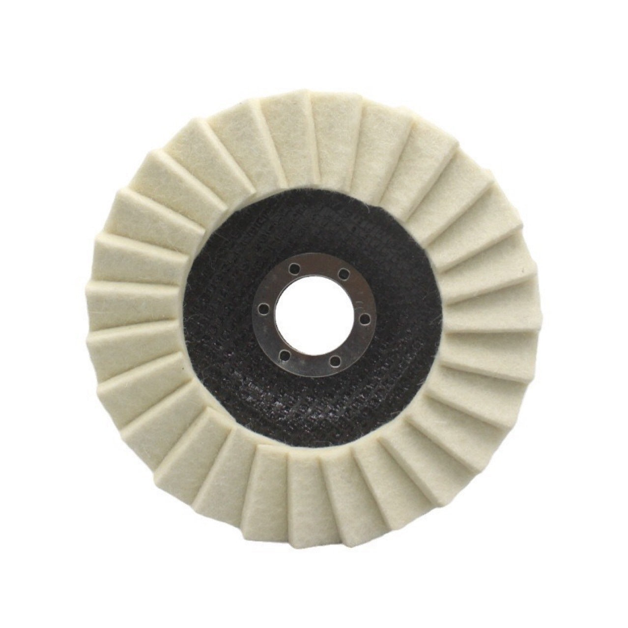 Wool Flap Disc Polishing Wheel - Professional Mirror Finish for Angle Grinders (115mm/125mm)