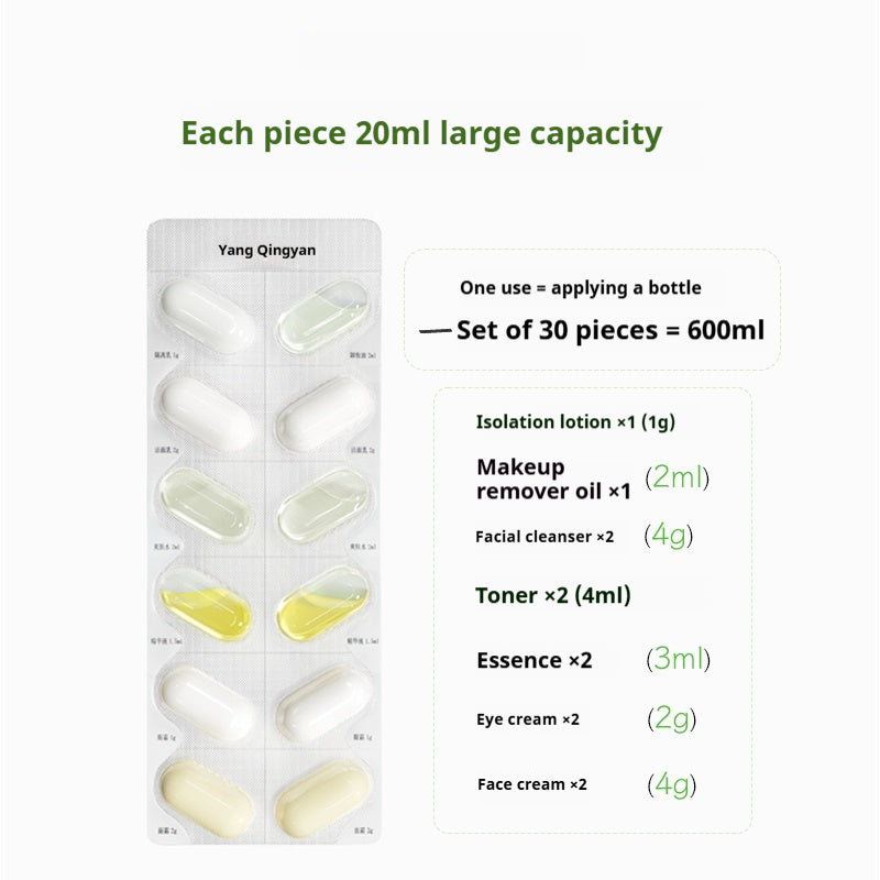7-Piece Hydrating Skincare Trial Set - Brighten & Moisturize All Skin Types