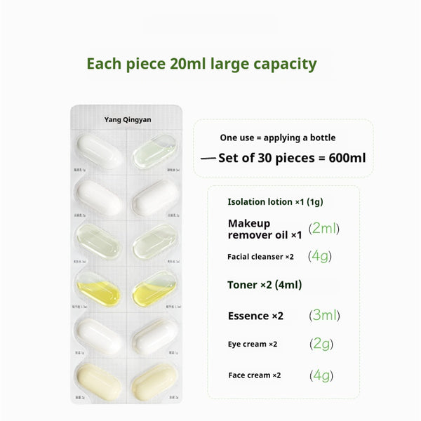 7-Piece Hydrating Skincare Trial Set - Brighten & Moisturize All Skin Types
