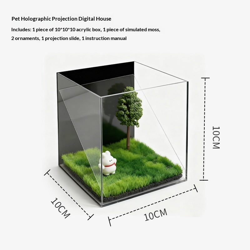 Pet Holographic Projection Box - Digital Memory Keeper for Beloved Cats & Dogs