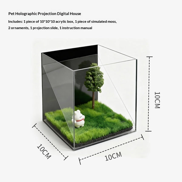 Pet Holographic Projection Box - Digital Memory Keeper for Beloved Cats & Dogs