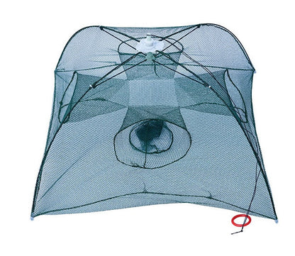 Automatic Folding Fishing Net Trap - Easy Catch Crab, Shrimp & Fish Cage (4-20 Holes)
